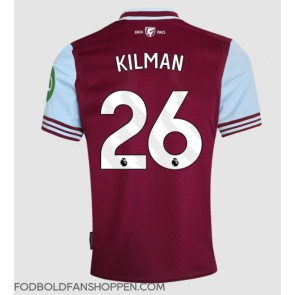 West Ham United Max Kilman #26 Hjemmebanetrøje 2024-25 Kortærmet